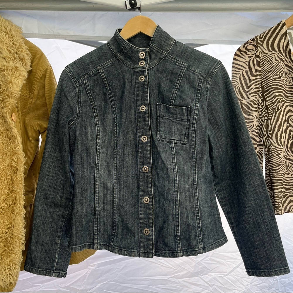 Y2K Moto denim jacket